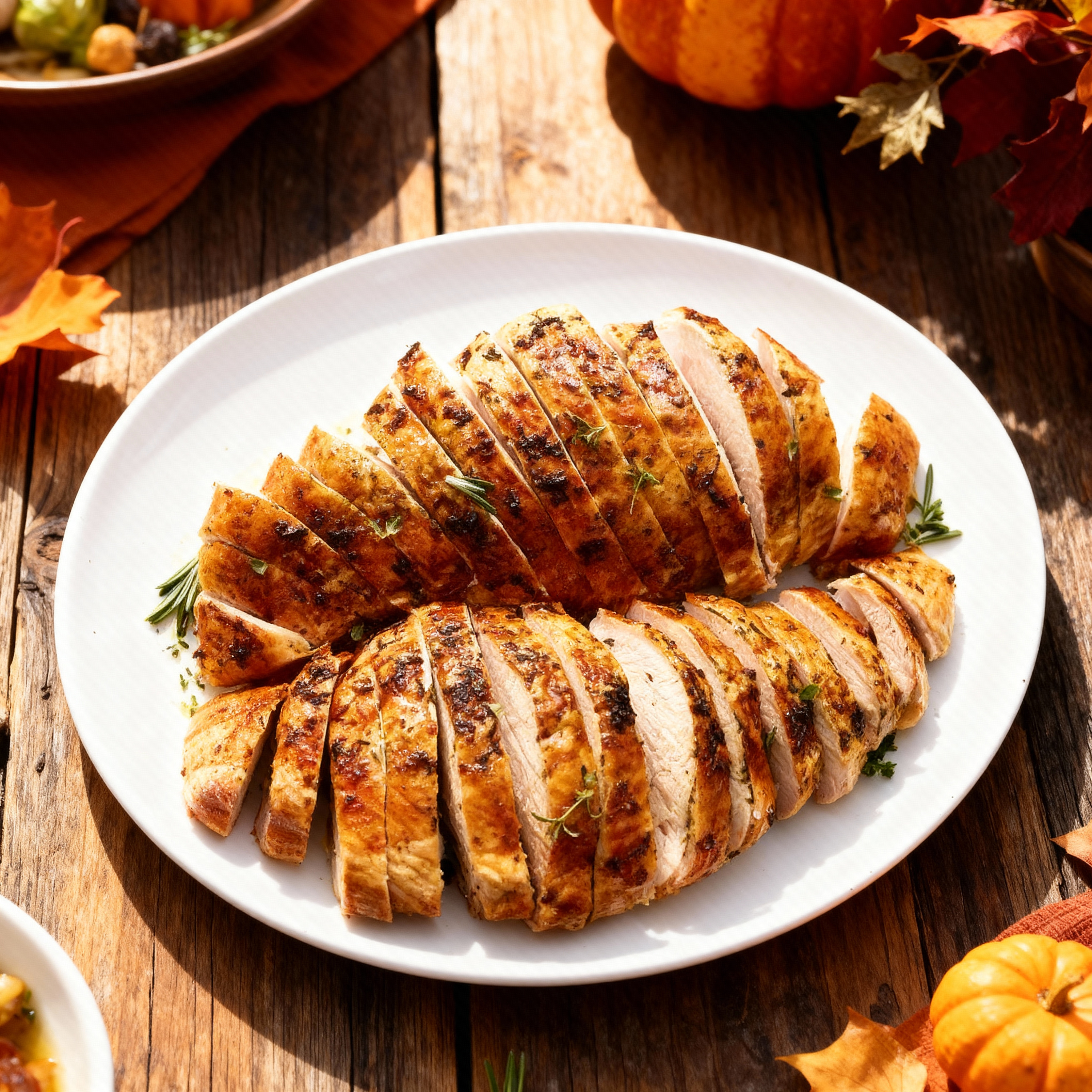 Garlic Butter Turkey Tenderloin